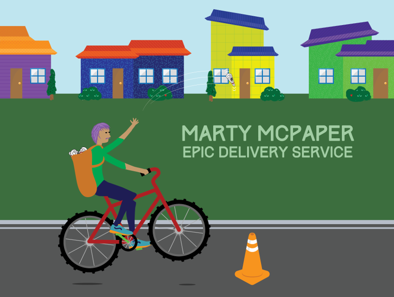 Marty McPaper's Epic Delivery Service